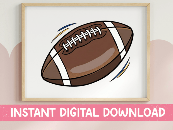 Football Sticker SVG: Graphics for T-Shirt Designs & Handmade Business